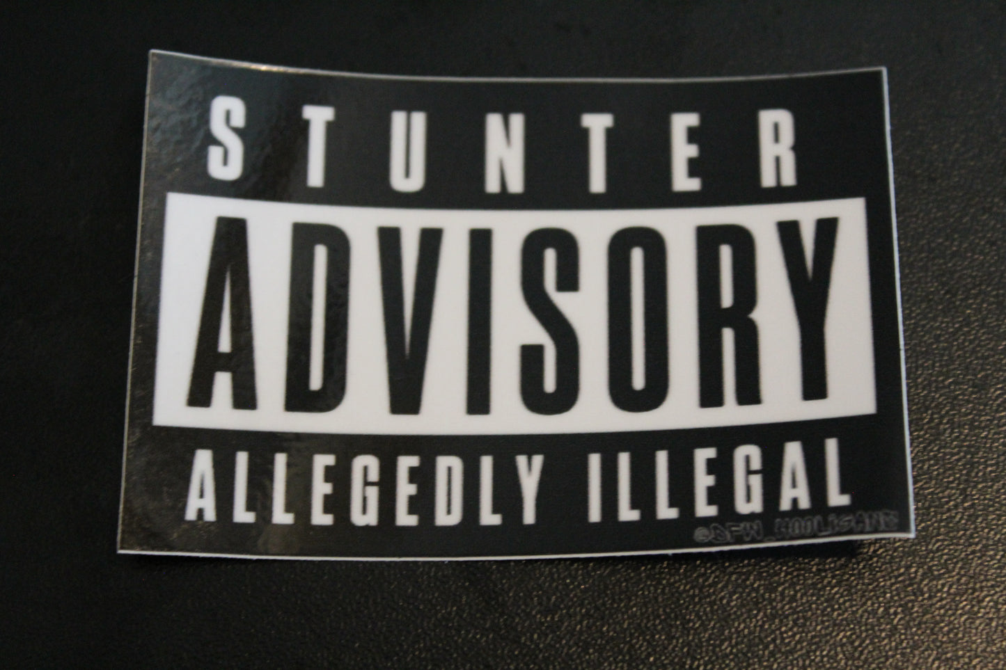 DFW Hooligans Stunter Advisory Sticker