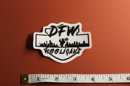 DFW Hooligans Bar & Shield Sticker