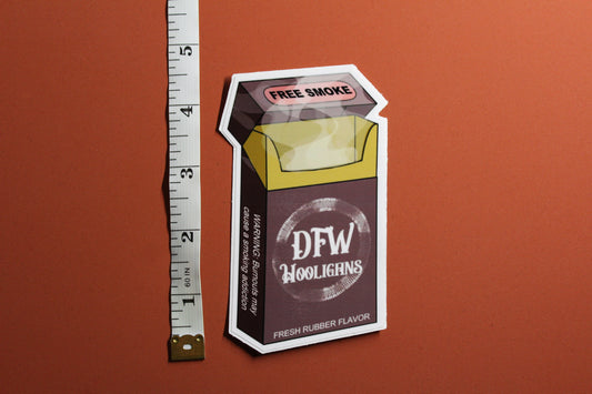 DFW Hooligans Free Smoke Sticker