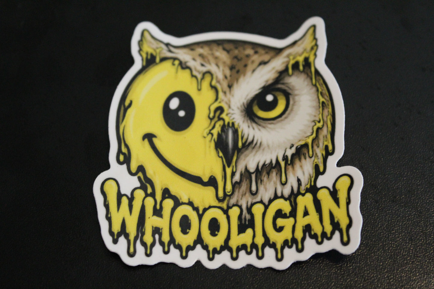 DFW Hooligans Whooligan Smiley Sticker