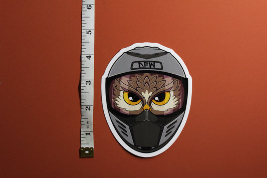 DFW Hooligans Owl Head Sticker